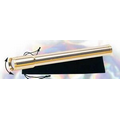 Gold Plated Brass Kaleidoscope w/ Rotating Chamber (5 1/4"x5/8")